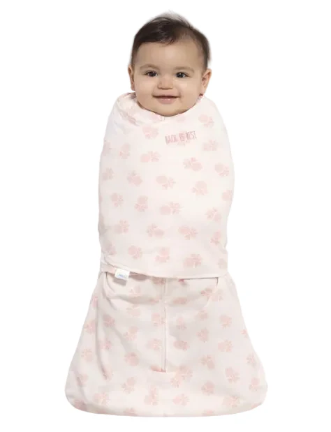 Halo SleepSack Swaddle, Rose Toss Blush, Small 3-6 Months - Image 2