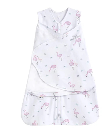 Halo SleepSack Swaddle, Small, Flamingo