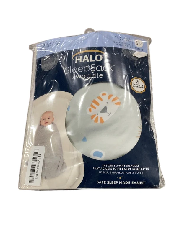 Halo SleepSack Swaddle, Small, Lions, Tigers, and Bears - Image 6