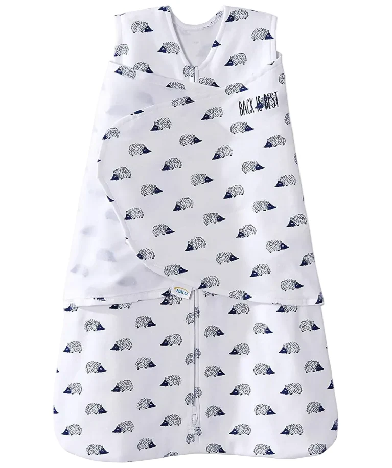 Halo SleepSack Swaddle, Small, Navy Hedgehog