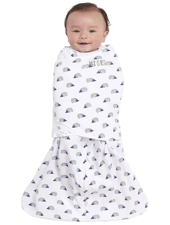 Halo SleepSack Swaddle, Small, Navy Hedgehog - Image 2
