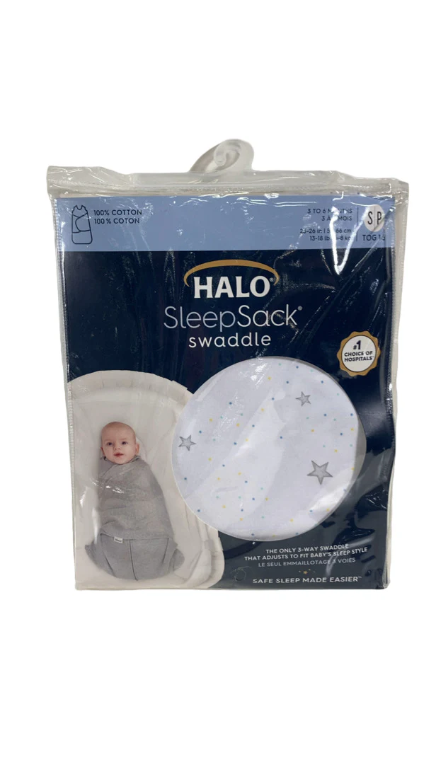 Halo SleepSack Swaddle, Small, Stardust - Image 6