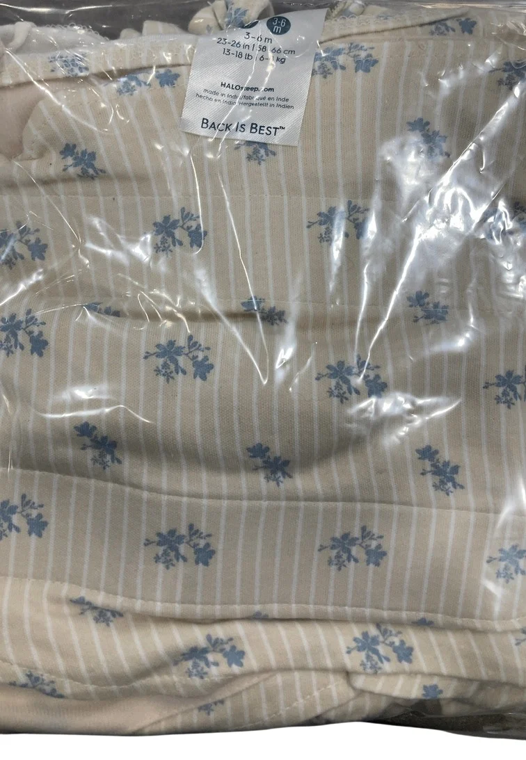 Halo SleepSack Swaddle, Small, Vintage Floral - Image 2
