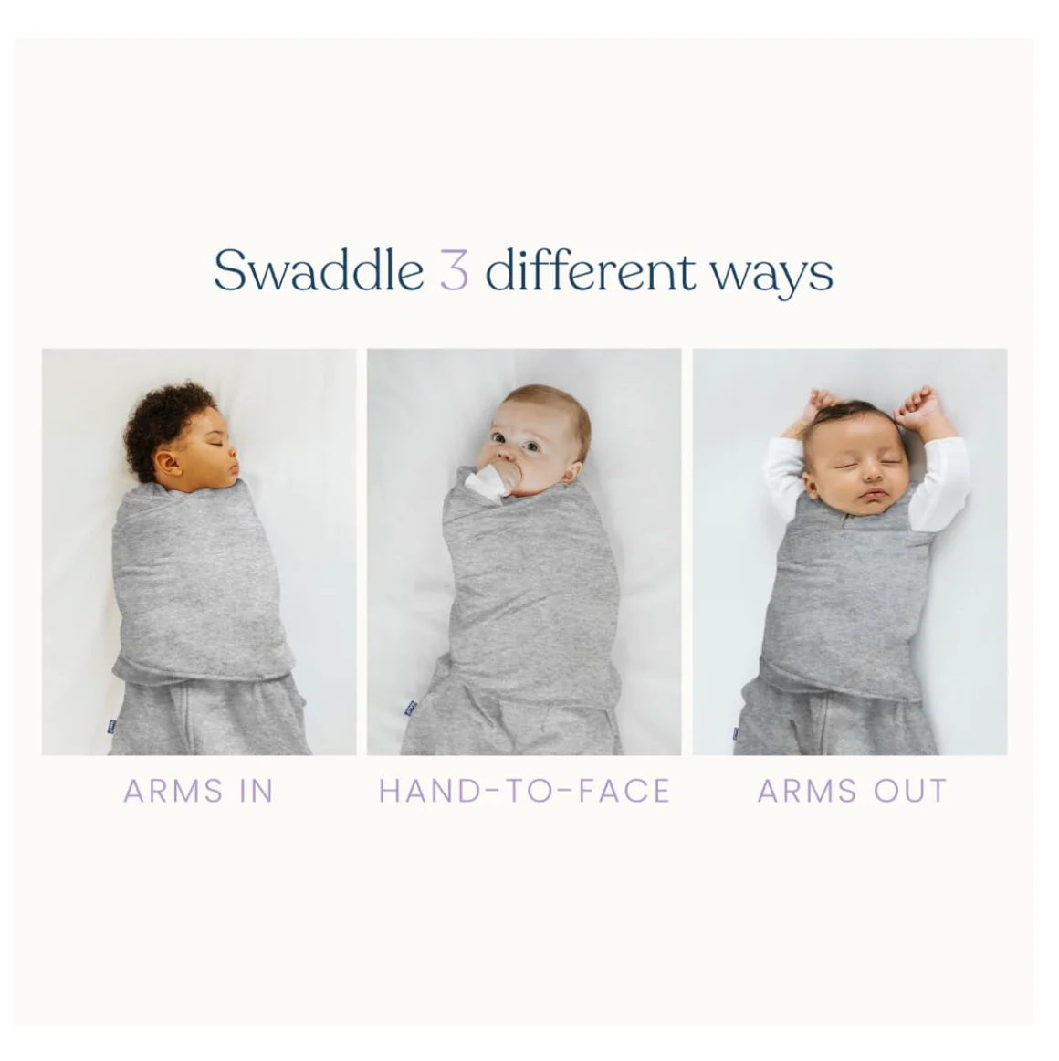 Halo SleepSack Swaddle, Small, Vintage Floral - Image 5