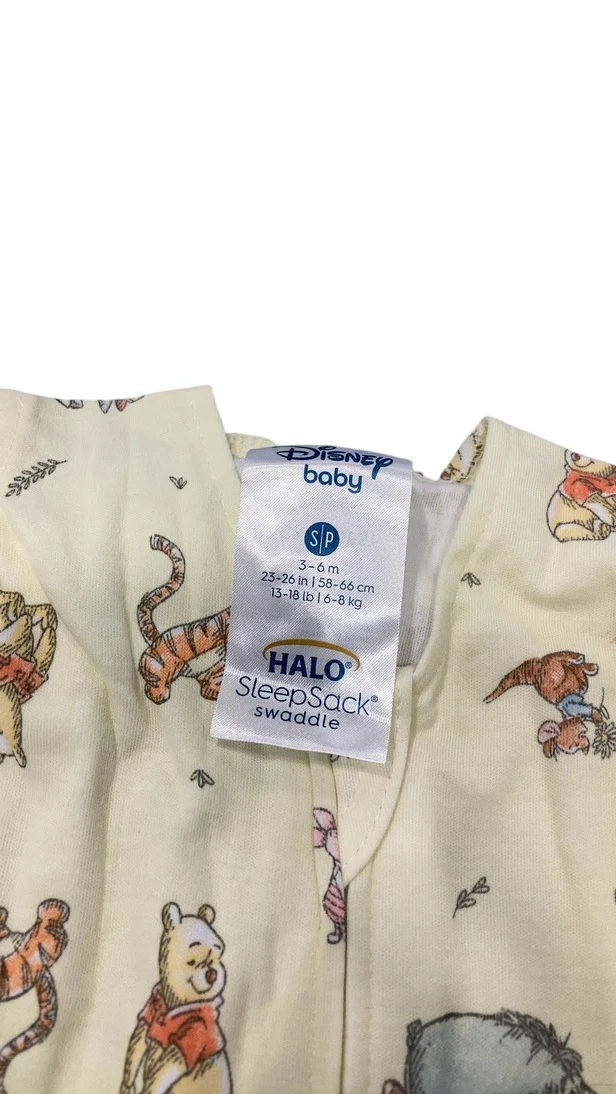 Halo SleepSack Swaddle, Small, Winnie Frolic - Image 3