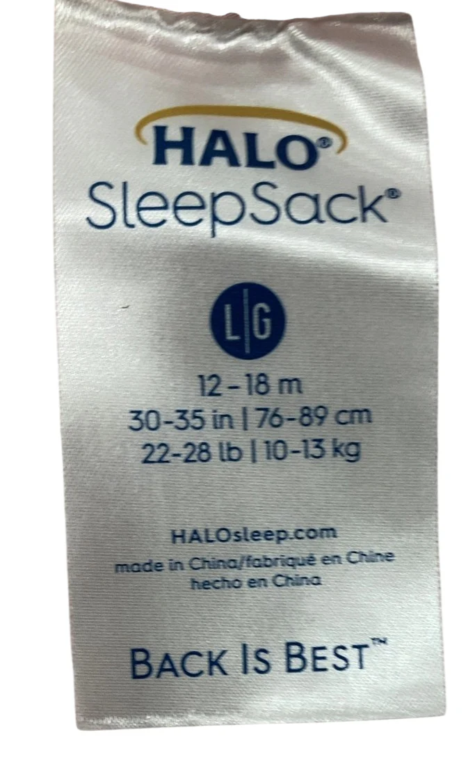 Halo Sleepsack Wearable Blanket, Large, Plushy Dot Velboa Pink - Image 3