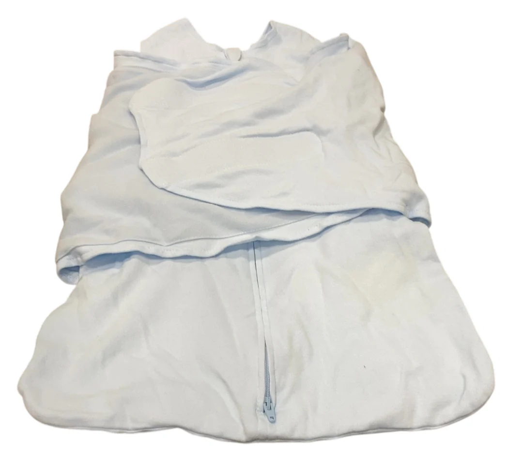 Halo SuperSoft SleepSack Swaddle, Blue Fog, Newborn