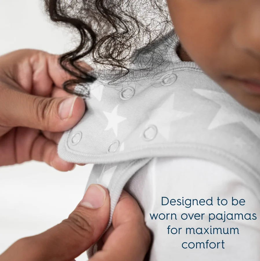 Halo Toddler SleepSack Wearable Blanket, 12-24 Months, Fleece, Grey Polar, TOG 2.0 - Image 3