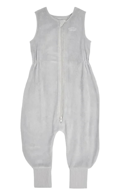 Halo Toddler SleepSack Wearable Blanket, 2T, Fleece, Grey Polar, TOG 2.0
