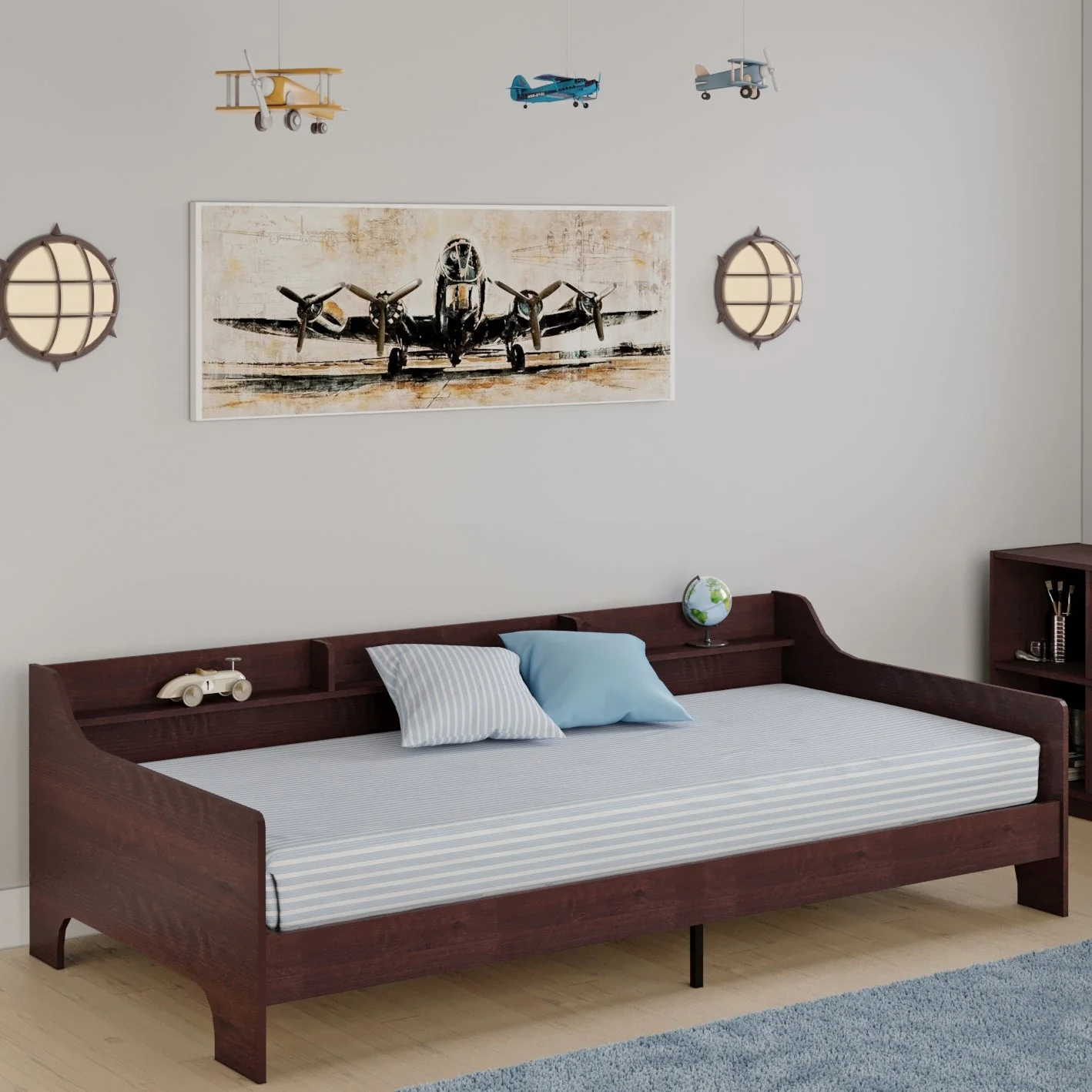 BK Furniture Hamilton Loft Bed with Storage - Image 7