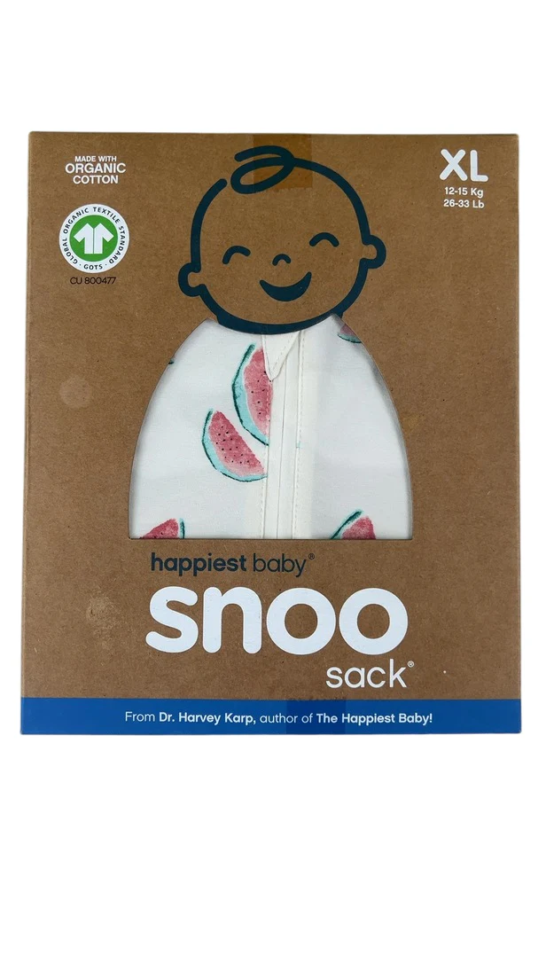Happiest Baby SNOO Sack, Ivory Watermelons, X-Large (26-33lb)