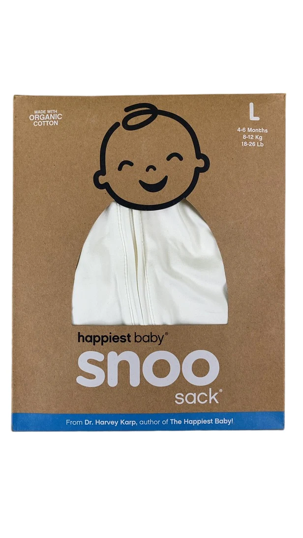 Happiest Baby SNOO Sack, Large (18-25 lbs), White