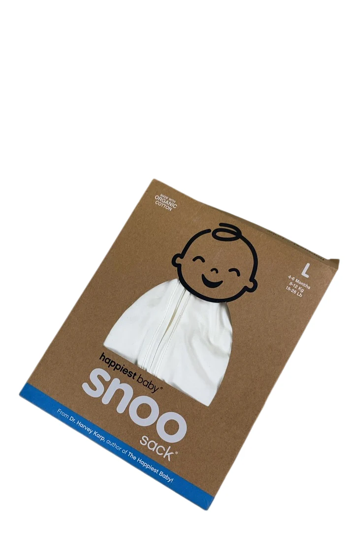 Happiest Baby SNOO Sack, Large (18-25 lbs), White - Image 3