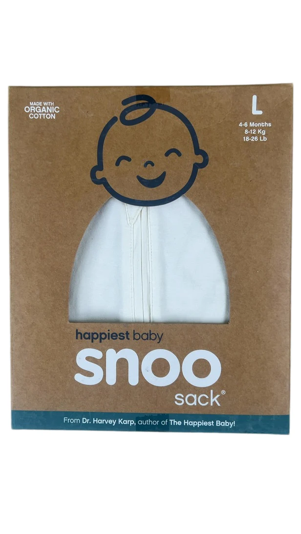 Happiest Baby SNOO Sack, Large (18-25 lbs), White - Image 2