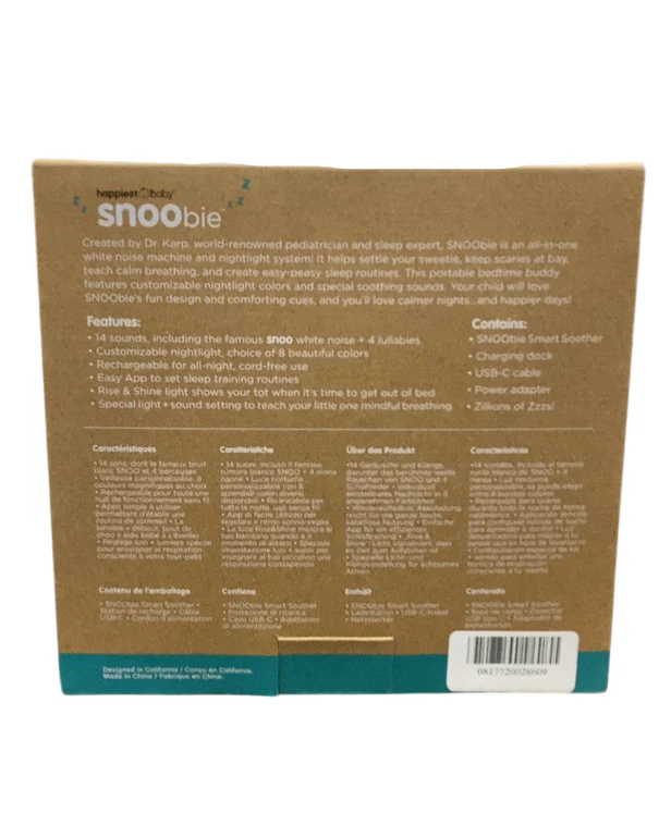 Happiest Baby SNOObie Smart Soother, White - Image 3