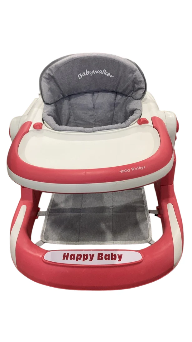 Happy Baby Happysteps 2-in-1 Push Baby Walker, Pink - Image 2