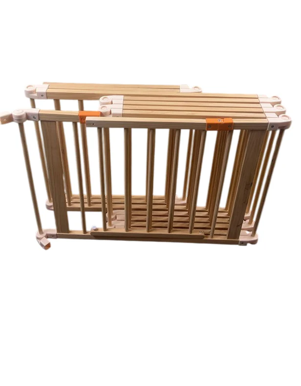 HappyGira Natural Timber Baby Playpen, 60x47 - Image 3