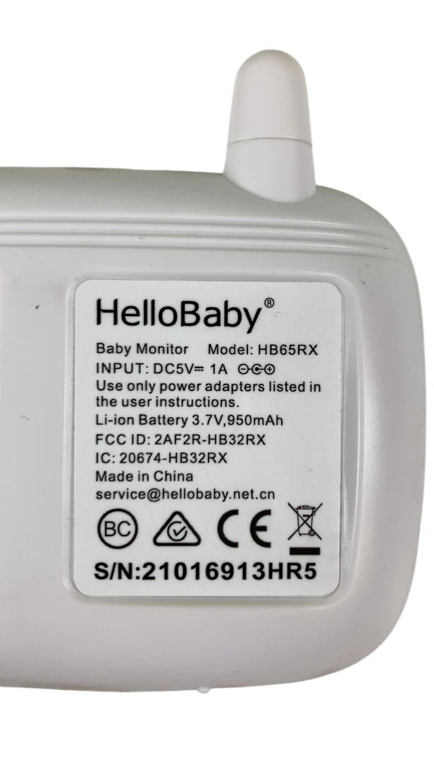Hello Baby  Baby Monitor HB65RX, 3.2" - Image 4