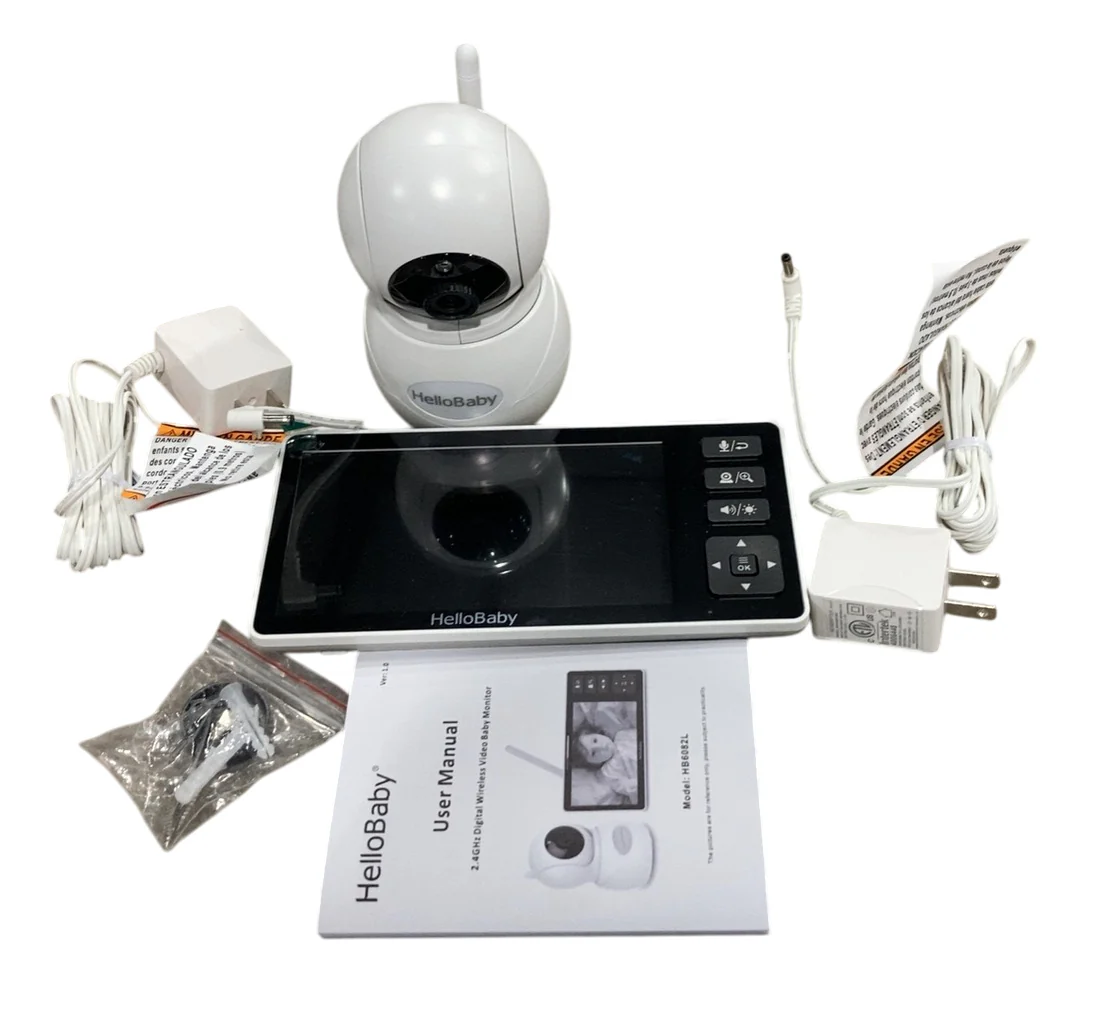 Hello Baby HB6082L Video Monitor, 5.5" 720P HD - Image 2