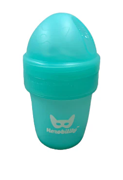 Herobility Wide-Neck Baby Bottle, 0+ month, Blue, 1 Count - Image 3