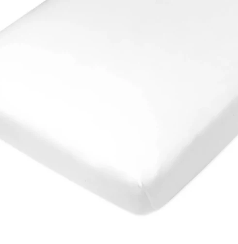Honest Company Organic Fitted Crib Sheet, Bright White
