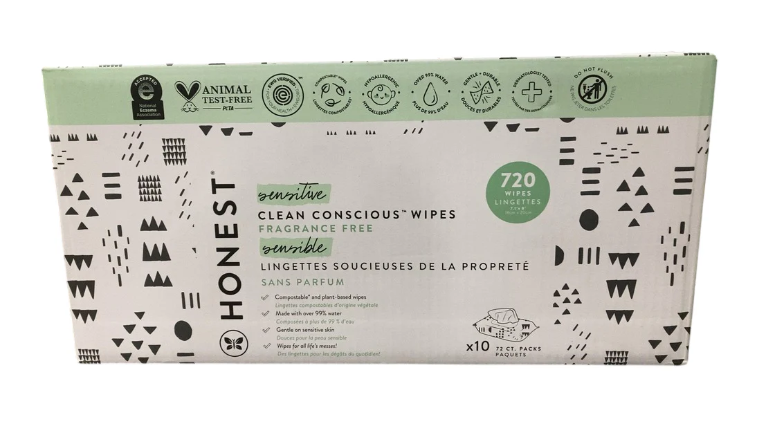 Honest Company Wipes 720 Count - Image 2
