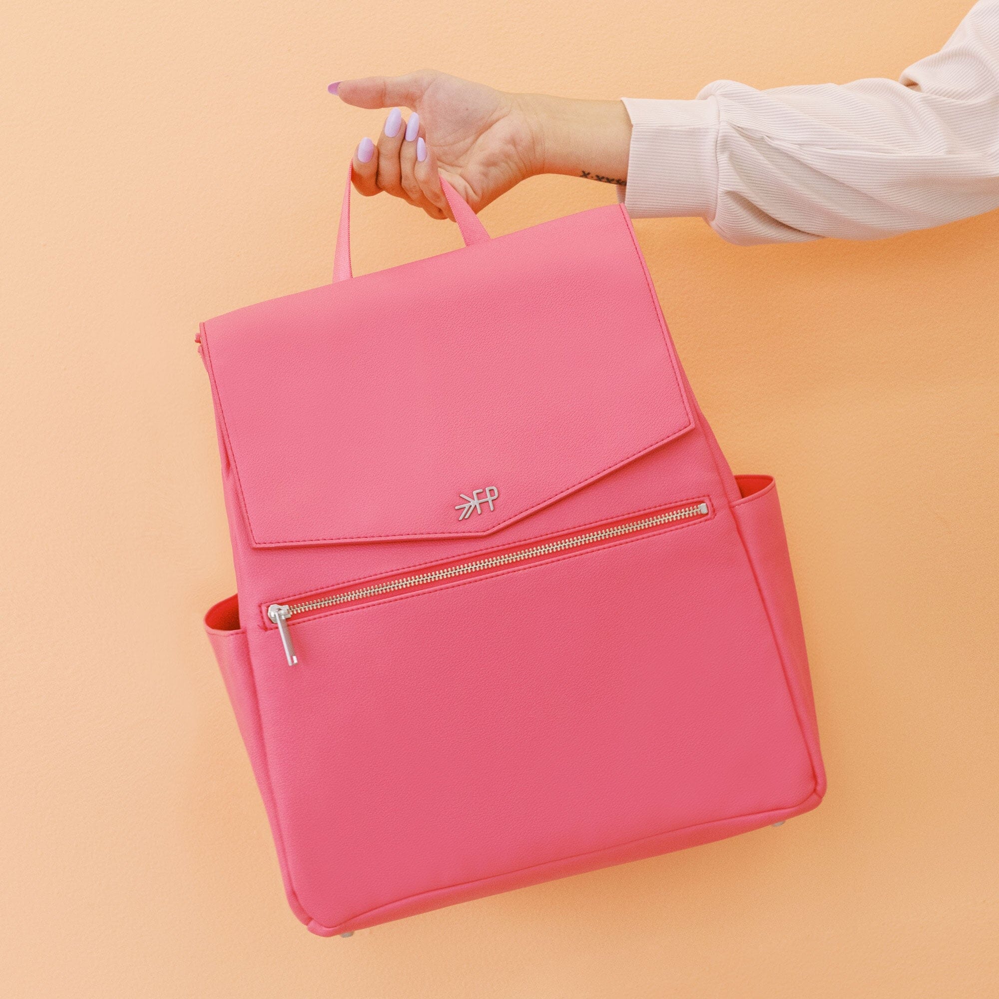 Classic Diaper Bag II, Hot Pink - Image 10
