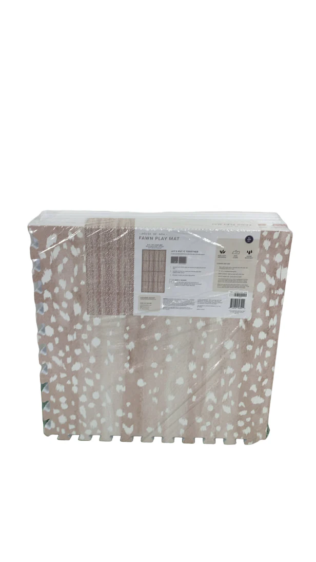 House of Noa Little Nomad Play Mat, Fawn, Brown, 4x8