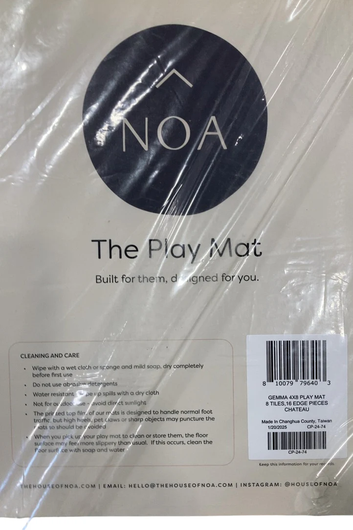 House of Noa Little Nomad Play Mat, 4x8', Chateau, Gemma - Image 3