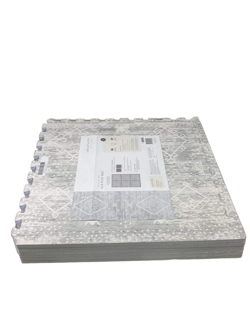 House Of Noa Little Nomad Play Mat, Ula-Gray, 4x6' - Image 2
