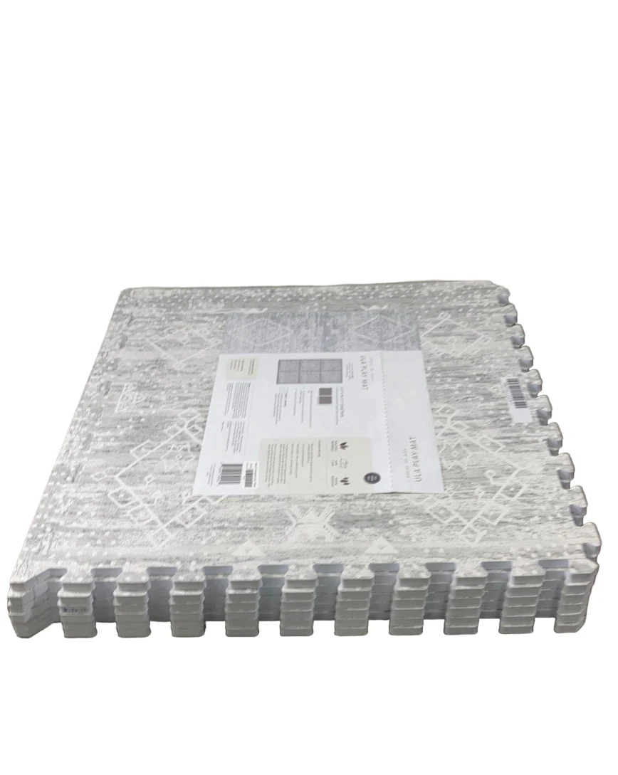 House Of Noa Little Nomad Play Mat, Ula-Gray, 4x6' - Image 3