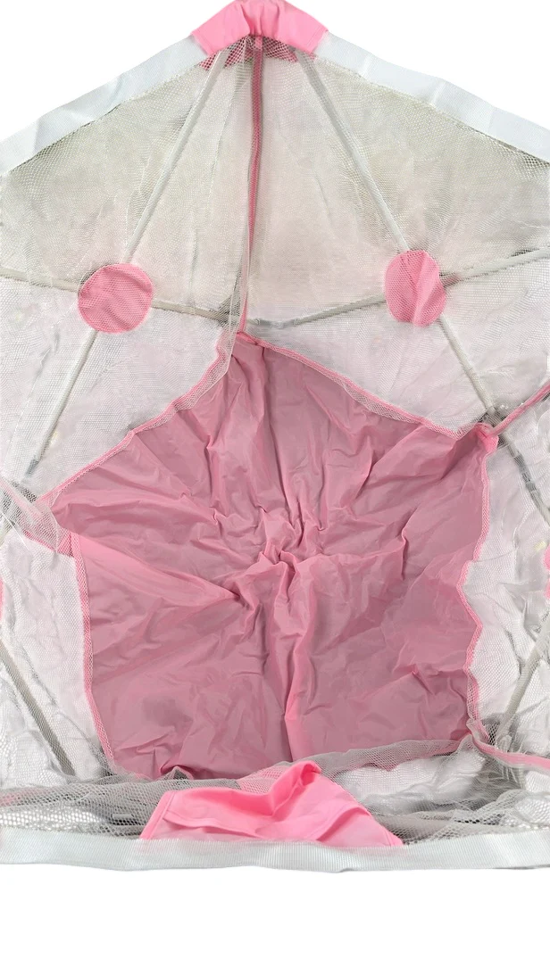 HTTMT Portable Hexagon Safety Playpen, Pink - Image 3