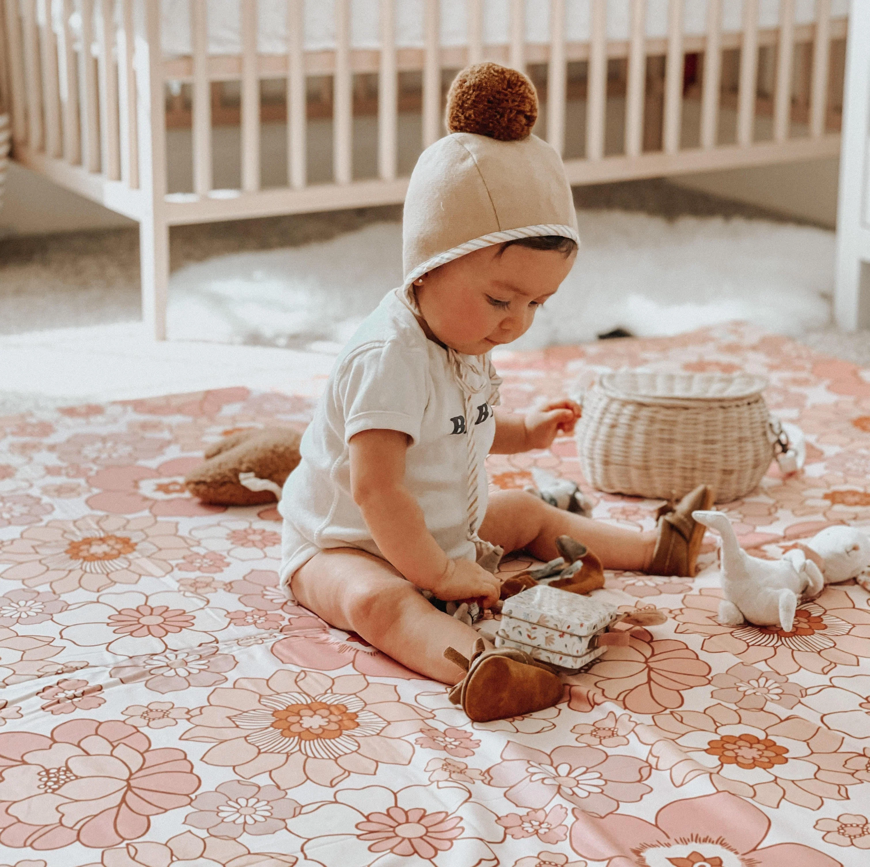 Toki Kids Blooms Organic Cotton Mat - Image 5