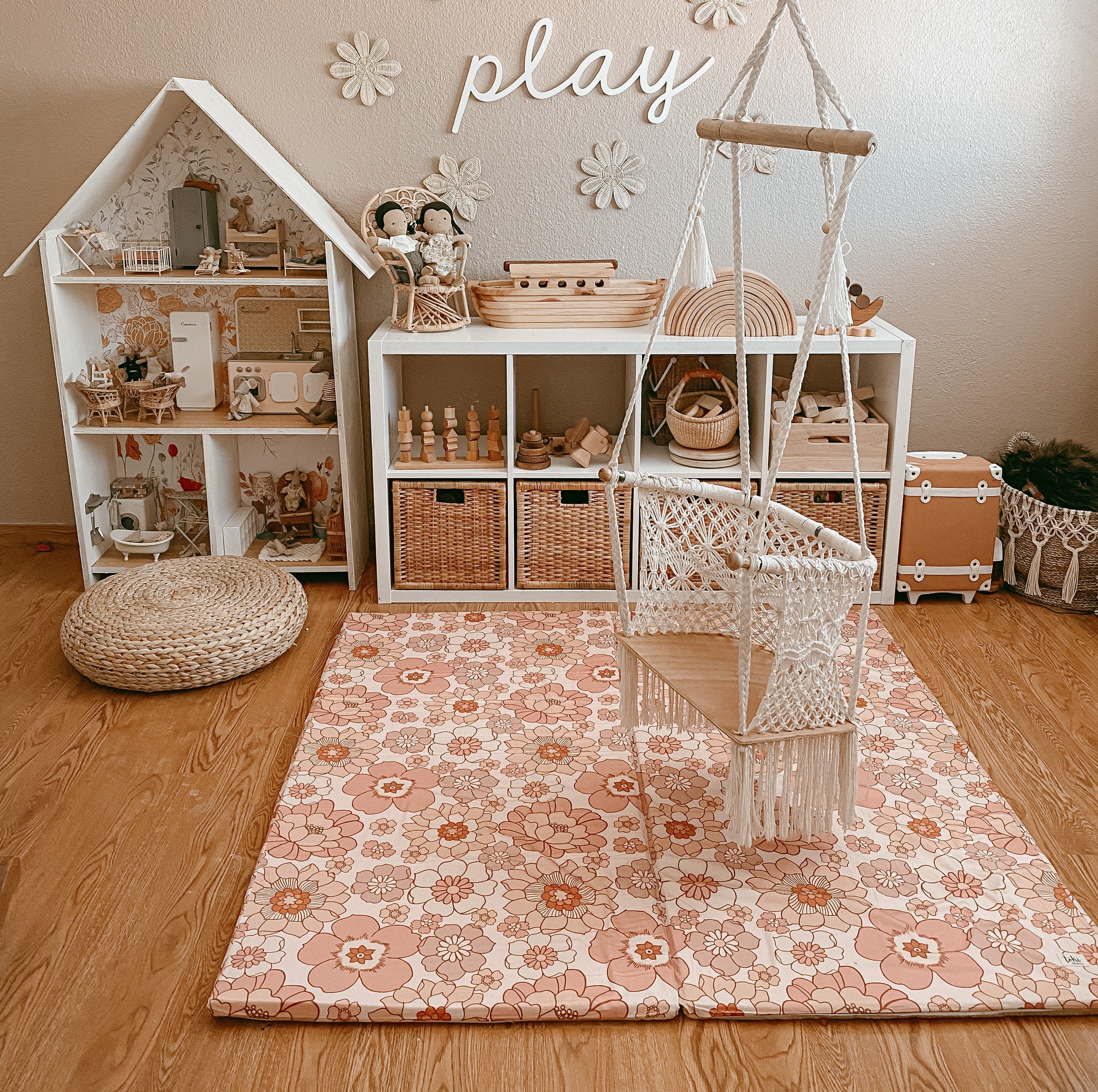 Toki Kids Blooms Organic Cotton Mat - Image 8