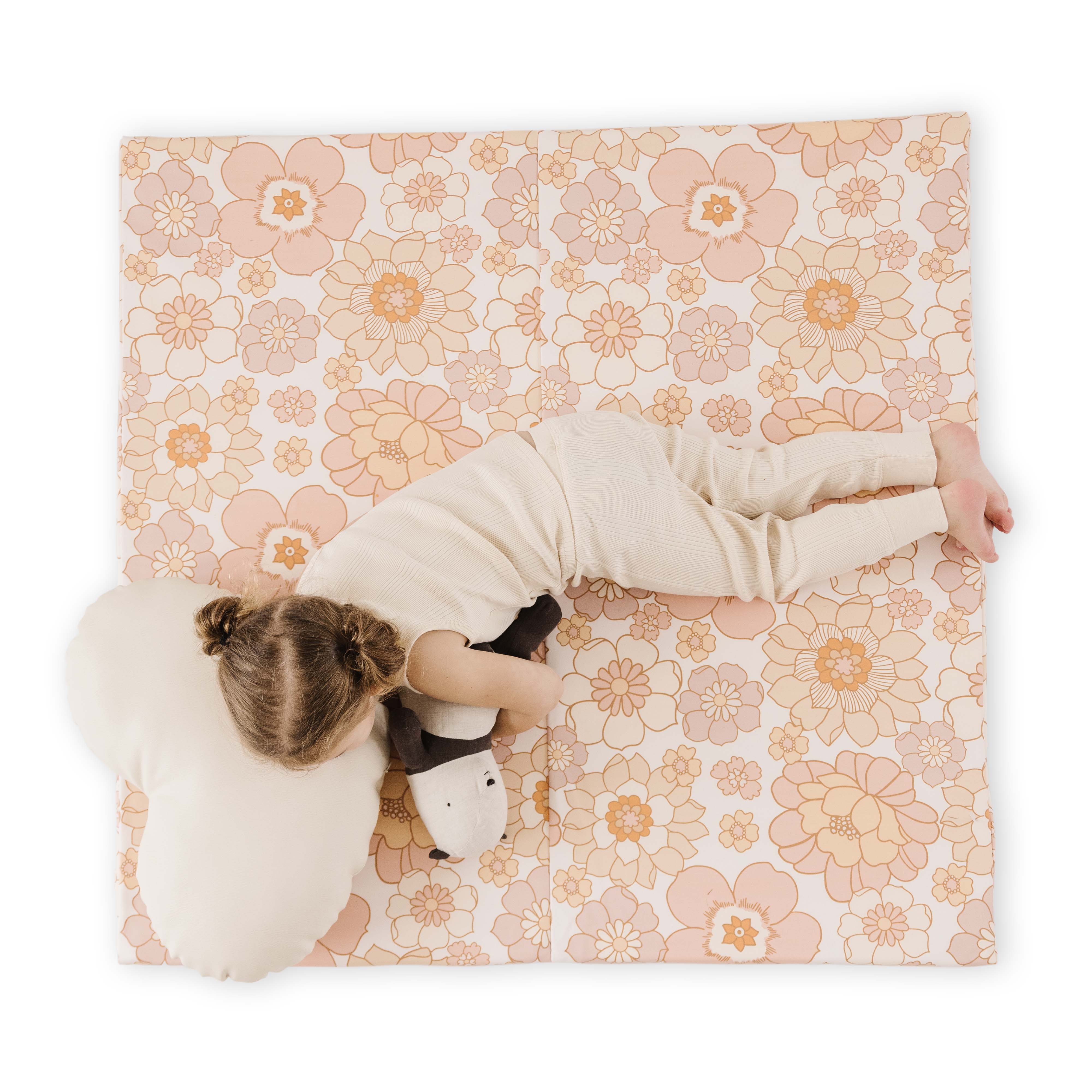 Toki Kids Blooms Vegan Leather Mat - Image 4