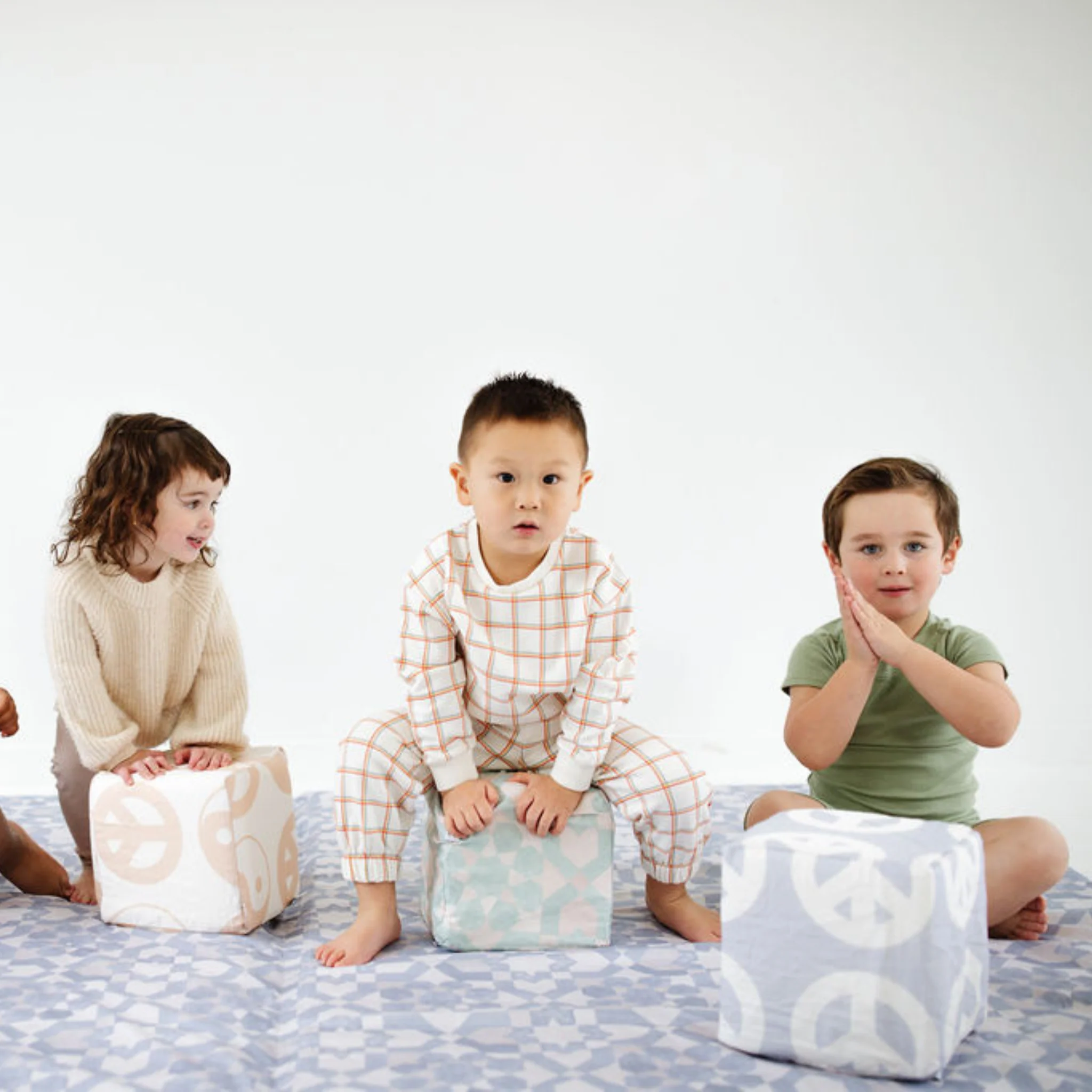 Toki Mats Padded Play Mat, Blue Tile Mat - Image 11