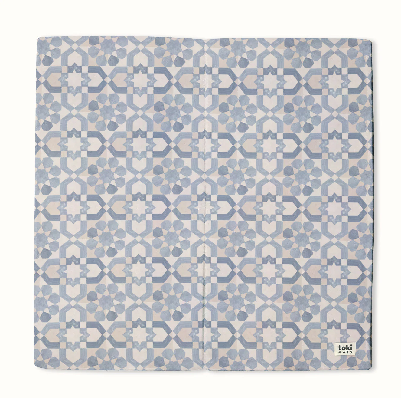 Toki Mats Padded Play Mat, Blue Tile Mat - Image 9