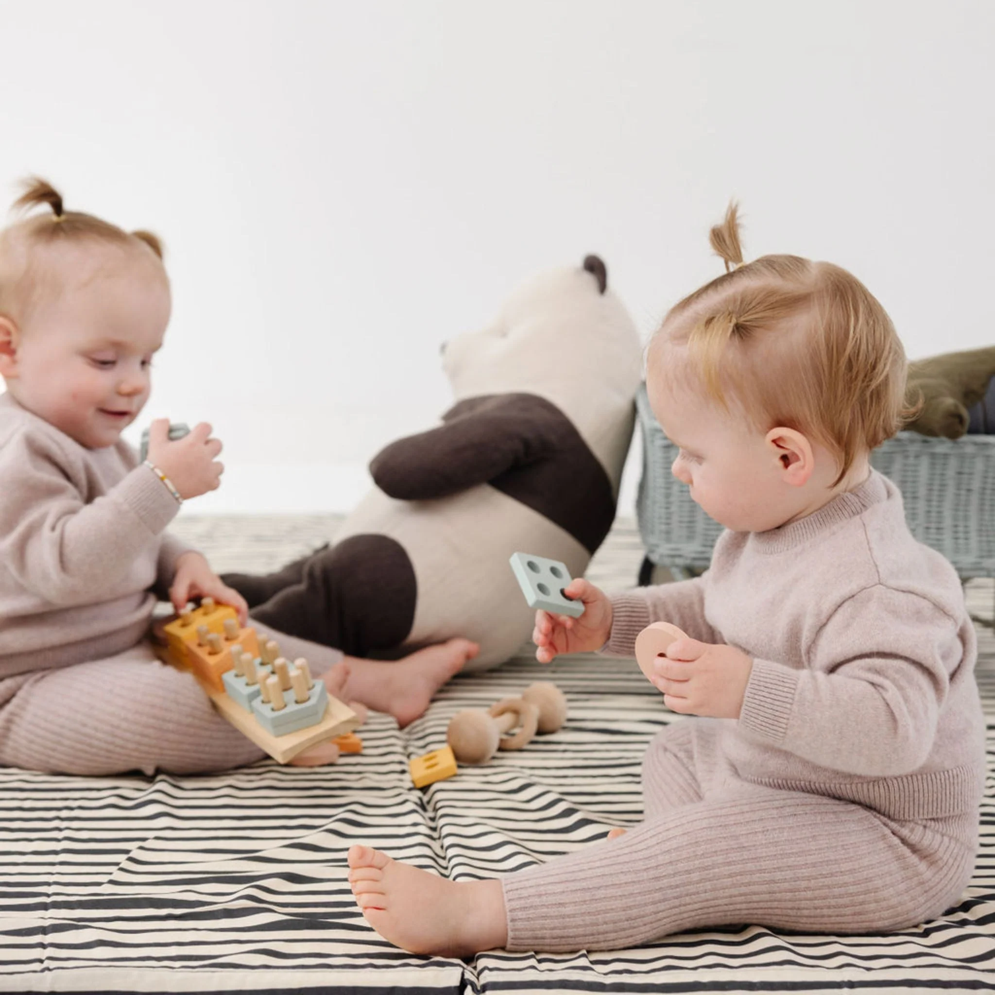 Toki Mats Padded Play Mat Cover, Bold Stripe Mat - Image 17