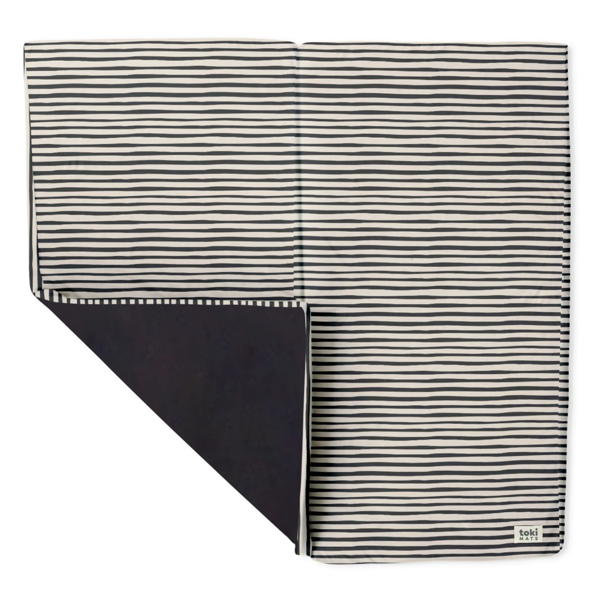 Toki Mats Padded Play Mat Cover, Bold Stripe Mat - Image 4