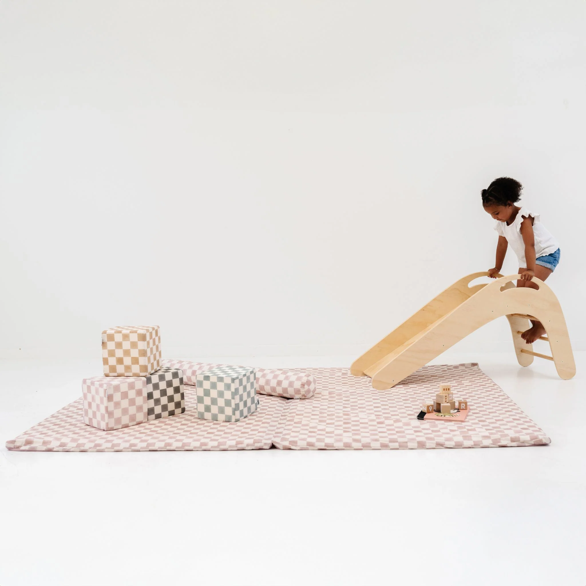 Toki Kids Checker Gumdrop Organic Cotton Cover - Image 11