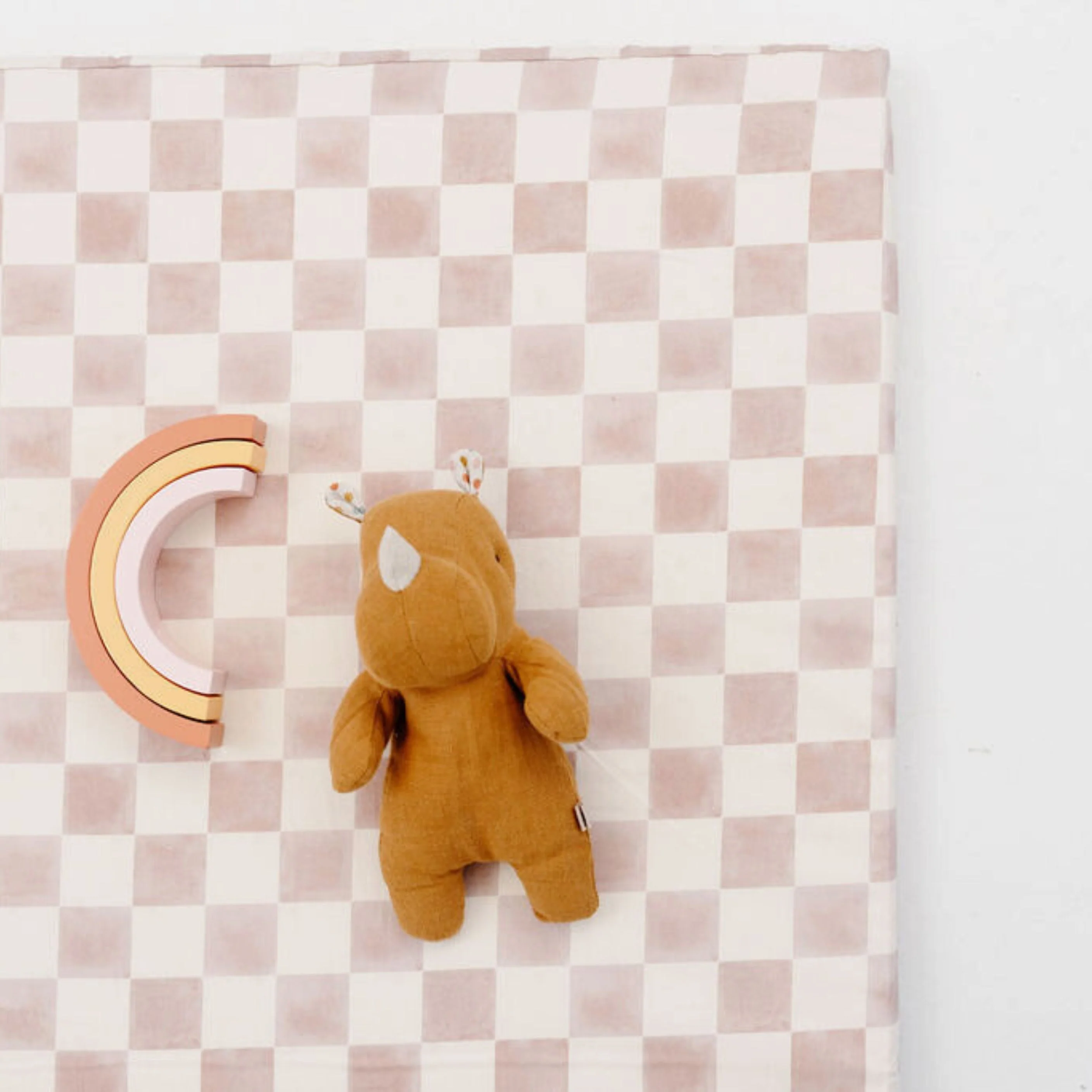 Toki Kids Checker Gumdrop Organic Cotton Mat - Image 5