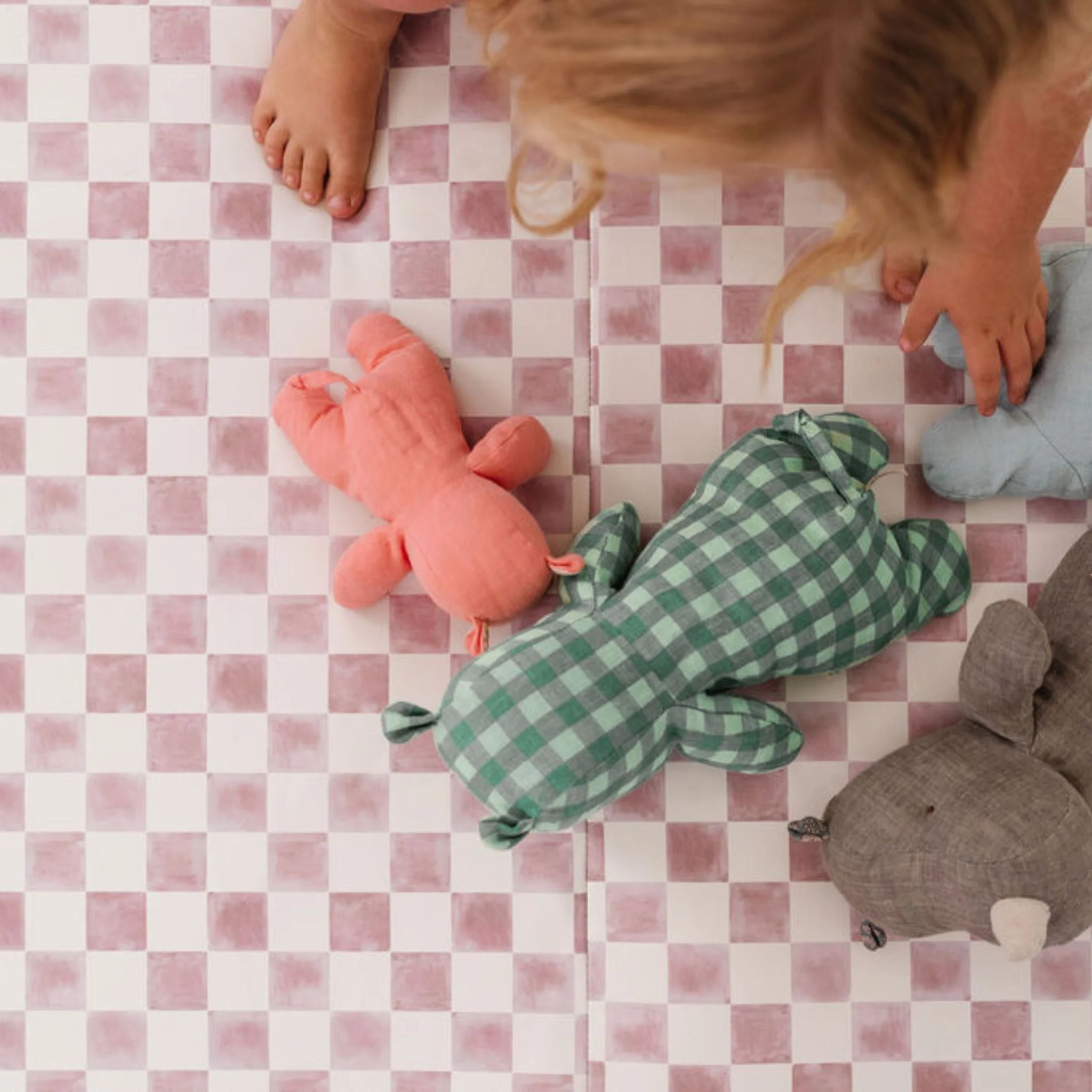 Toki Kids Checker Gumdrop Vegan Leather Mat - Image 16