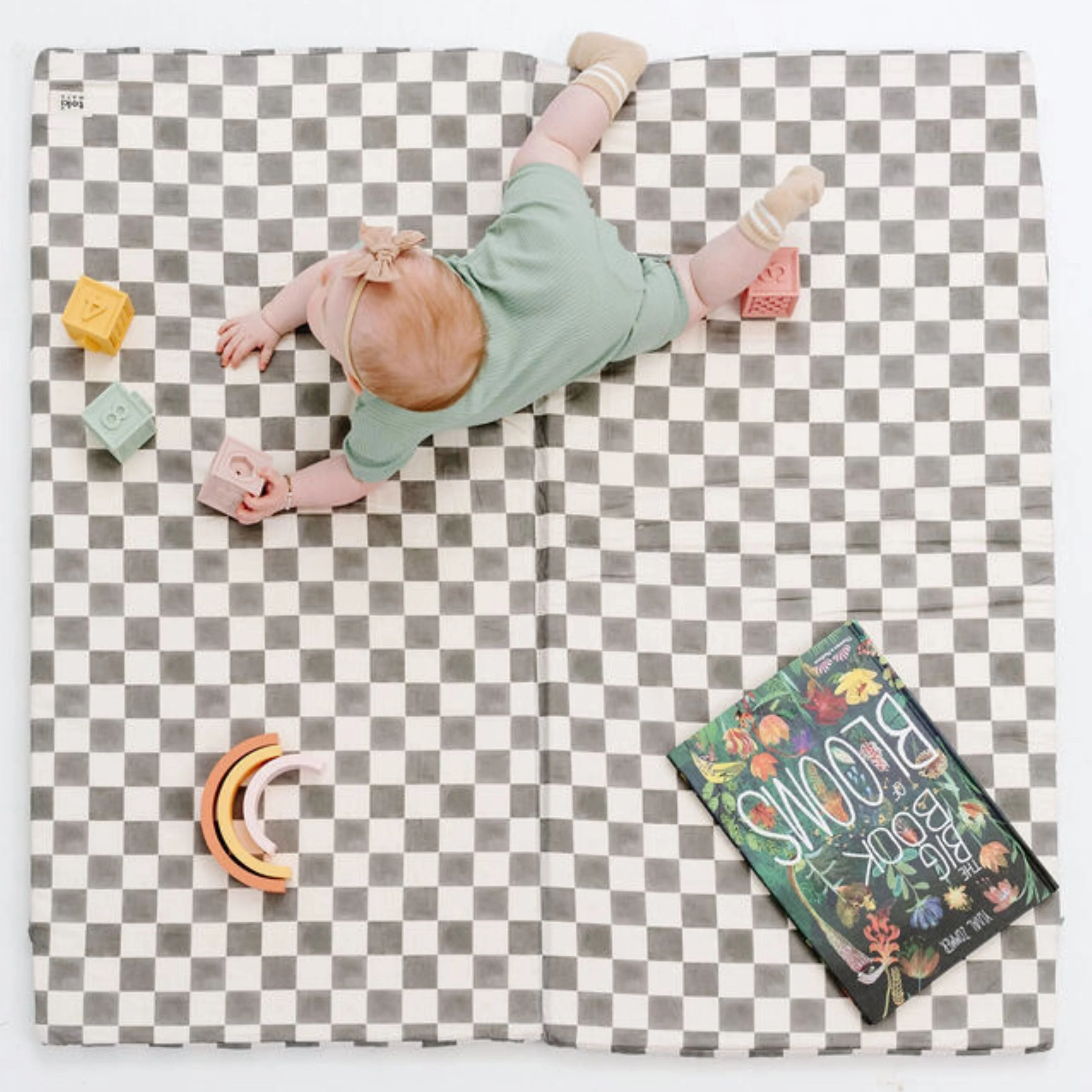 Toki Kids Checker Pepper Organic Cotton Cover - Image 3