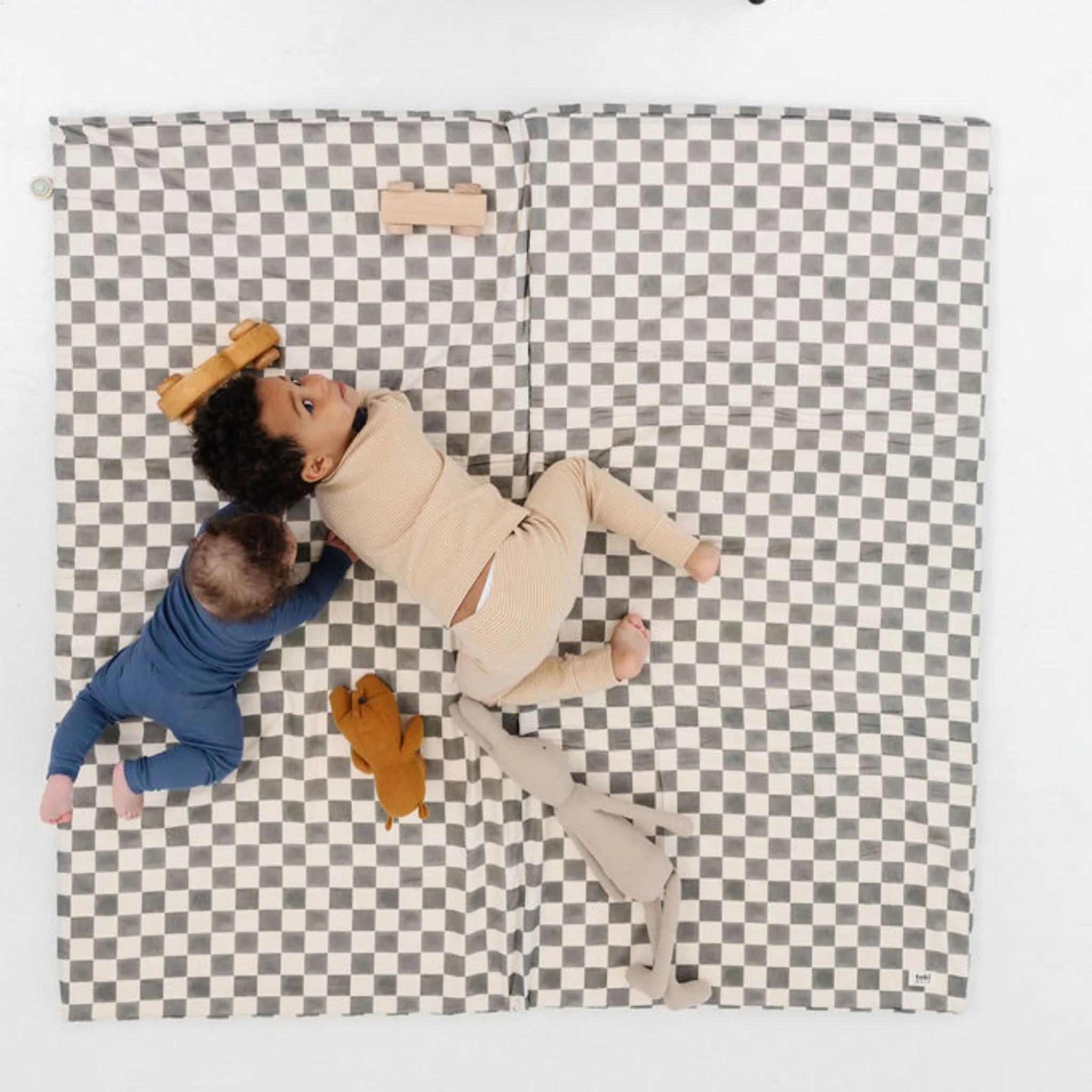 Toki Kids Checker Pepper Organic Cotton Mat - Image 8