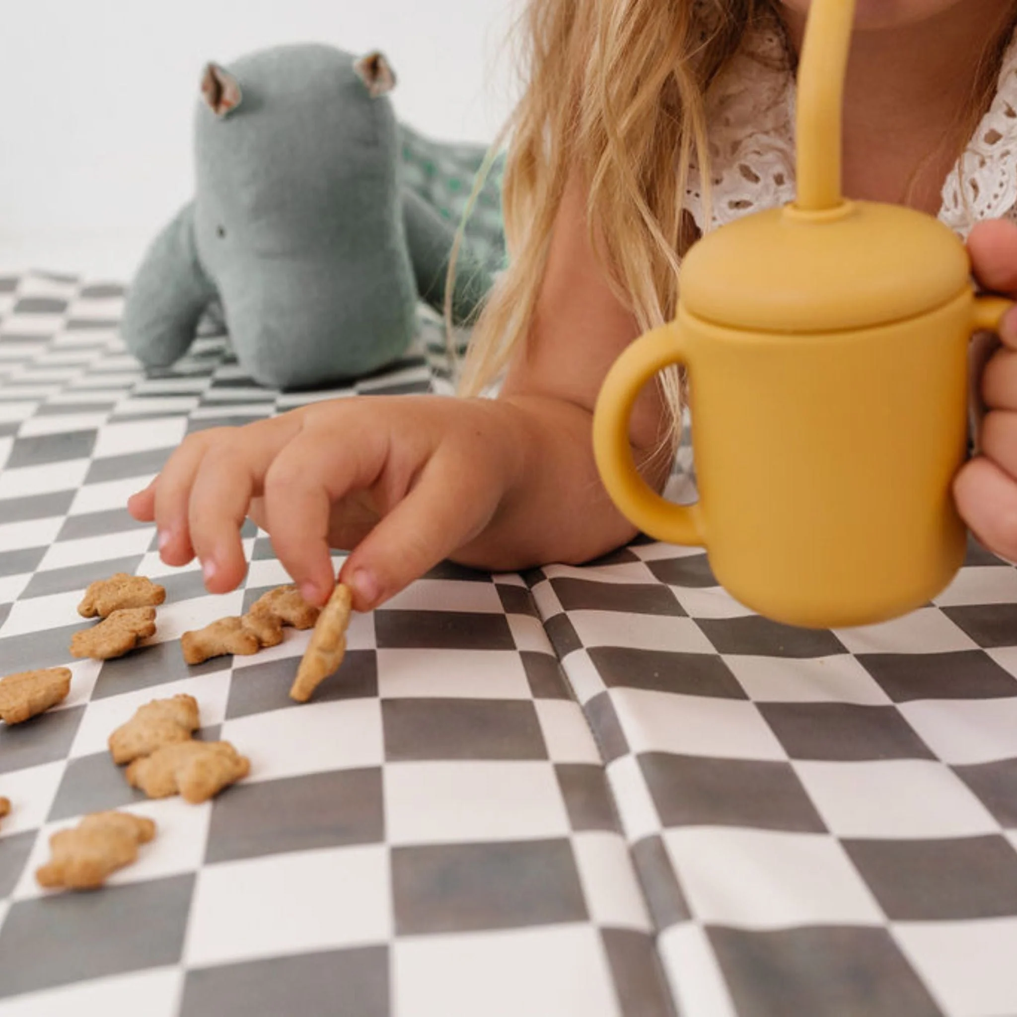 Imperfect | Checker Pepper Vegan Leather Mat - Image 4