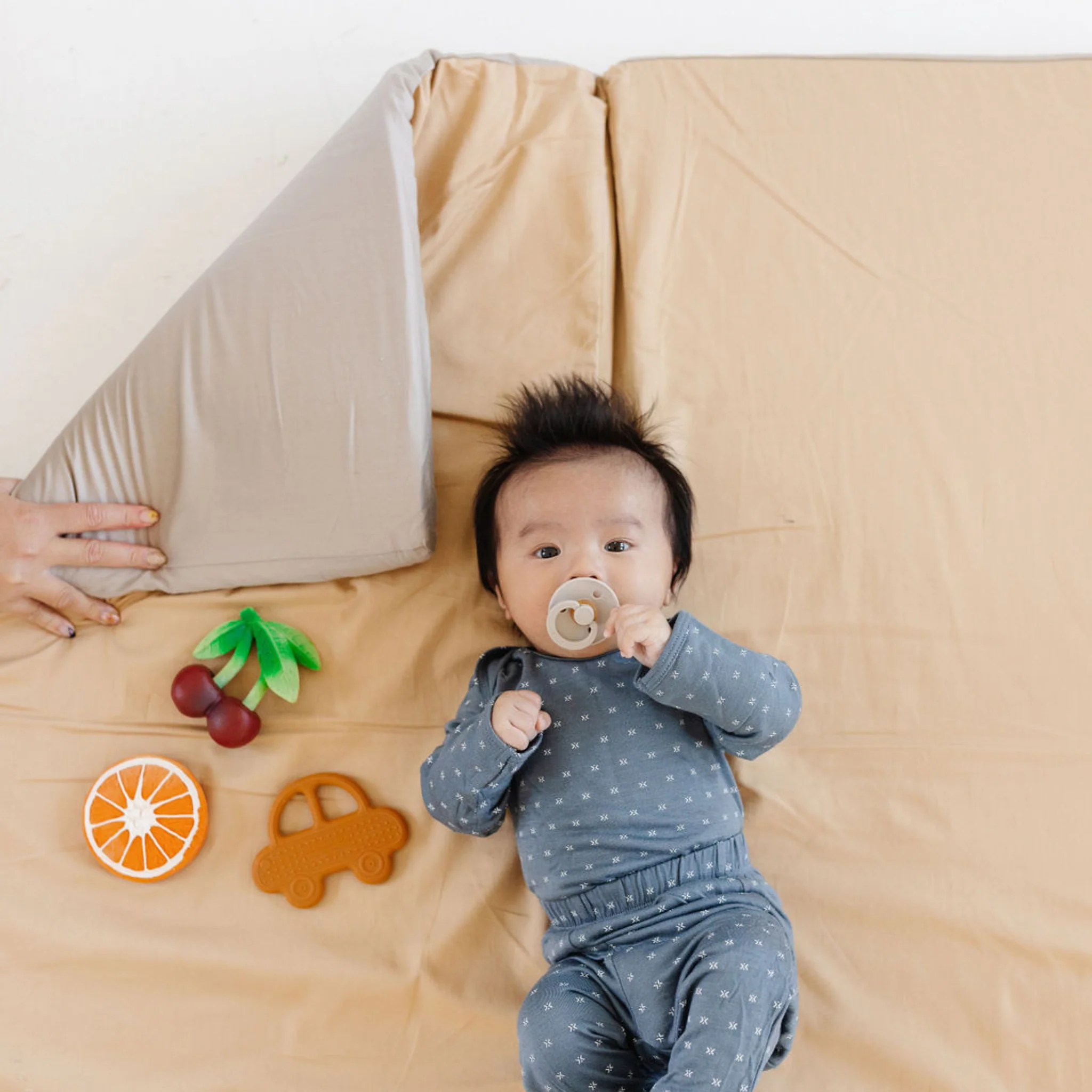 Toki Mats Padded Play Mat, Cloud + Sandcastle Mat, Multiple Sizes - Image 10