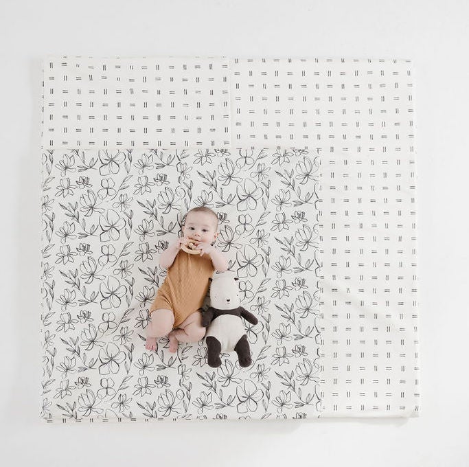 Toki Mats Padded Play Mat, Mudcloth Vegan Leather, Multiple Sizes - Image 16