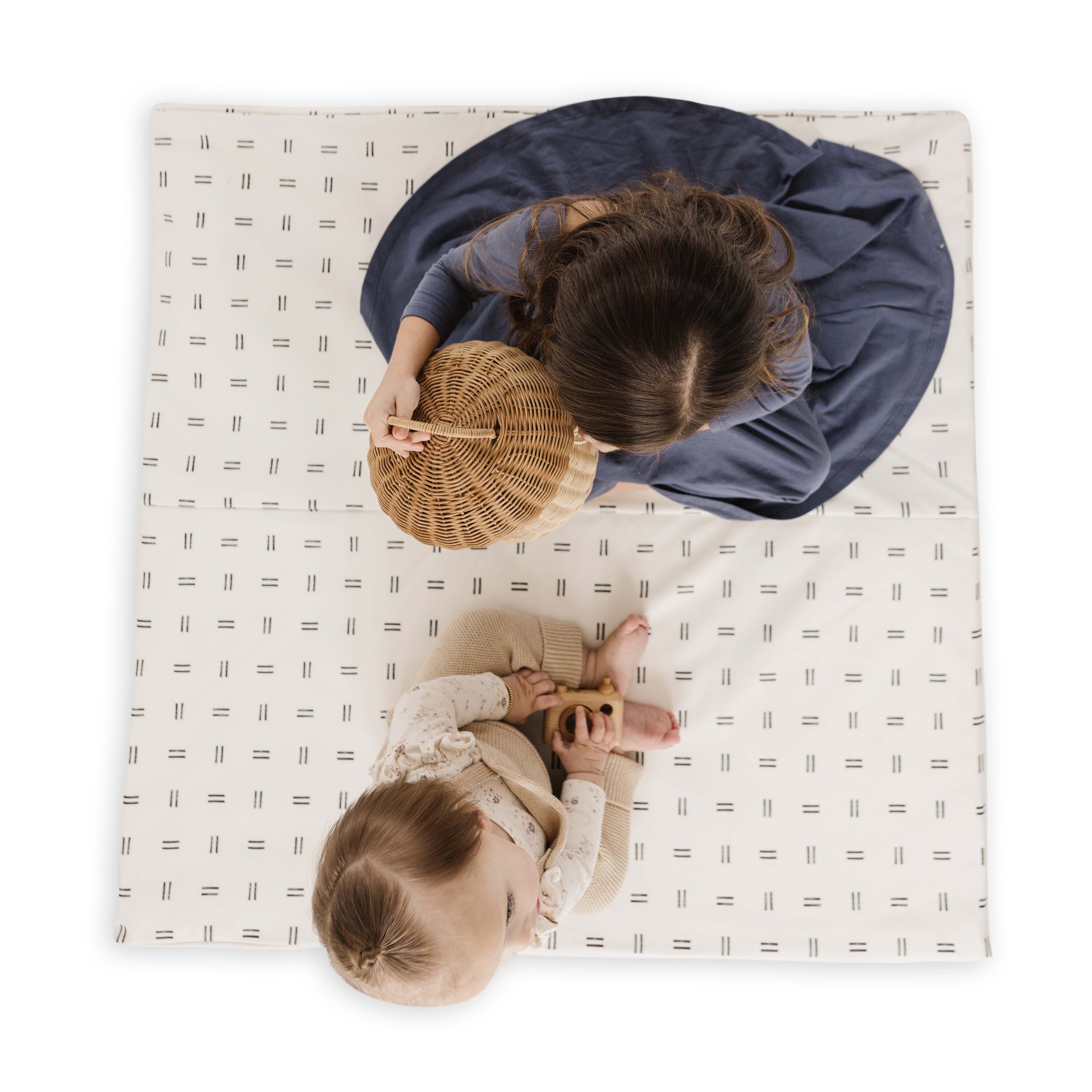 Toki Mats Padded Play Mat, Mudcloth Vegan Leather, Multiple Sizes - Image 5