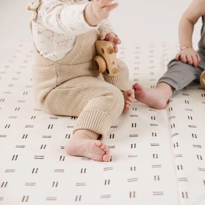 Toki Mats Padded Play Mat, Mudcloth Vegan Leather, Multiple Sizes - Image 9
