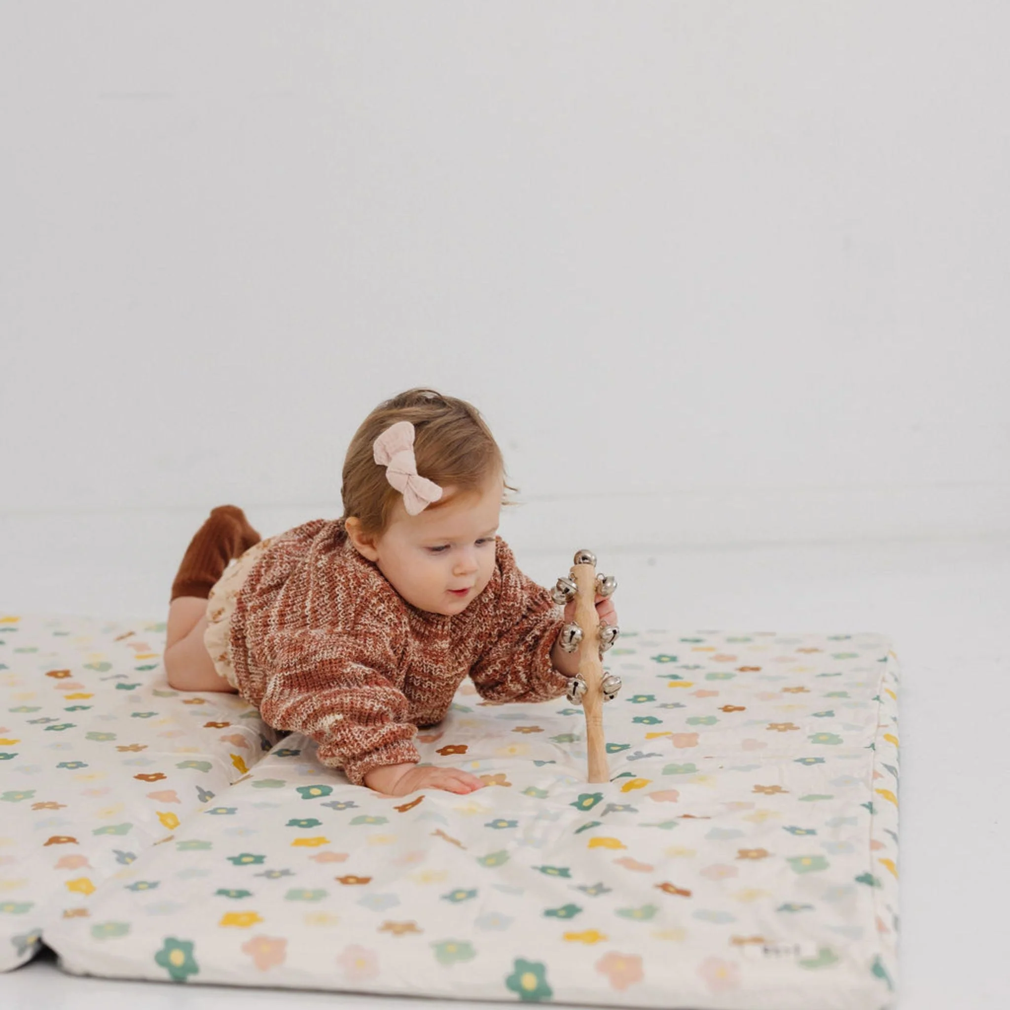 Toki Kids Playful Posies Organic Cotton Mat - Image 5